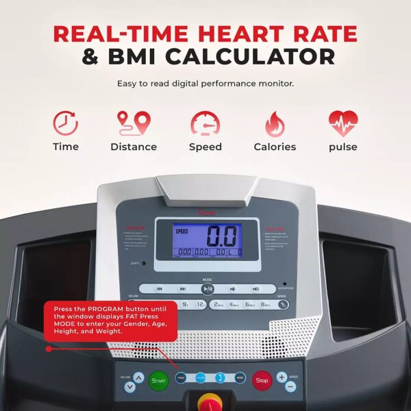 571 Sunny Health & Fitness Smart Treadmill SF-T7515 - Image 3
