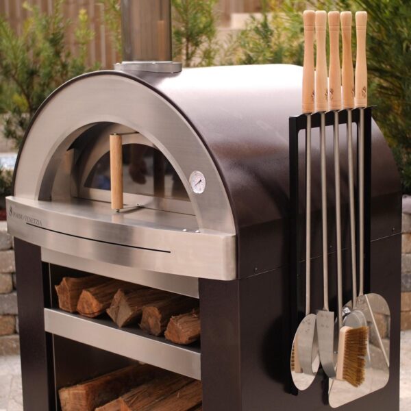 5ec33d44b9d0a80cad00c6007e427646 Forno Venetzia Torino 500 62-Inch Outdoor Wood-Fired Pizza Oven - Copper - Image 2