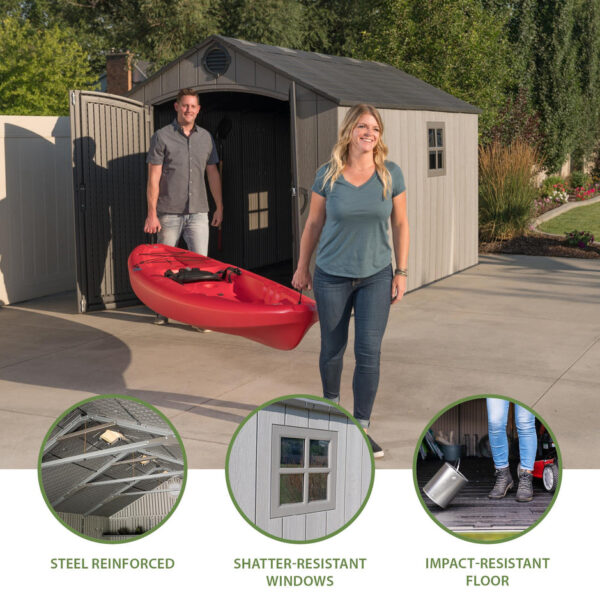 60305_Lifetime_8_Ft._X_12.5_Ft._Outdoor_Storage_Shed_-_with_feature_badges_939x939 Lifetime 8 Ft. X 12.5 Ft. Outdoor Storage Shed - 60305 - Image 11