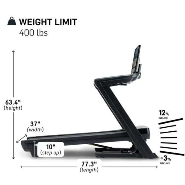 606 NordicTrack Commercial 2450 Treadmill - Image 2