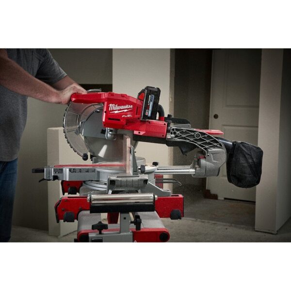61 Milwaukee Dual-Bevel Sliding Compound Miter Saw M18 FUEL 2734 - Image 4