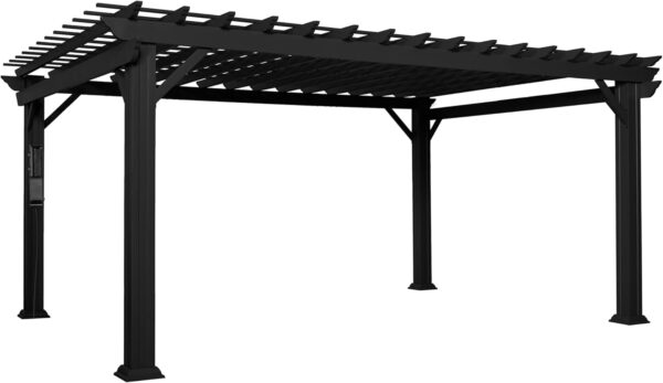 61-l2DcupUL._AC_SL1500_ Stratford Traditional Steel Pergola - Image 1