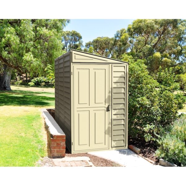 61253322 DuraMax Building Products 4-ft x 8-ft Sidemate Off-white Lean-to Vinyl Storage Shed - Image 5