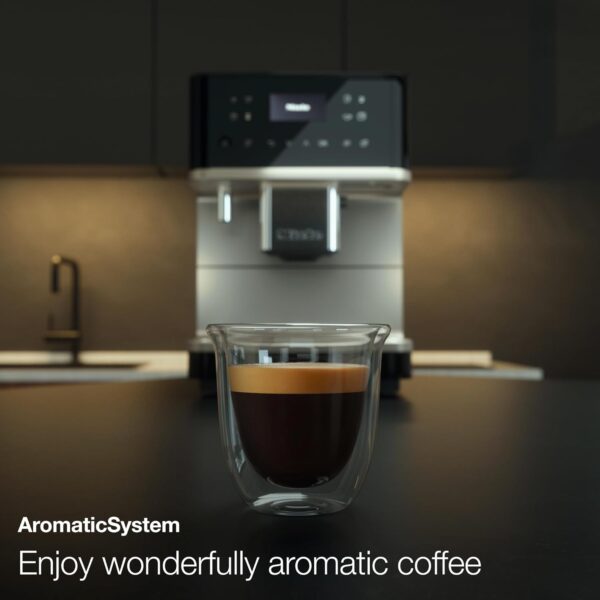 614glzY9NeL._AC_SL1500_ Miele MilkPerfection Fully Automatic Coffee Maker & Espresso Machine CM6360 - Image 10
