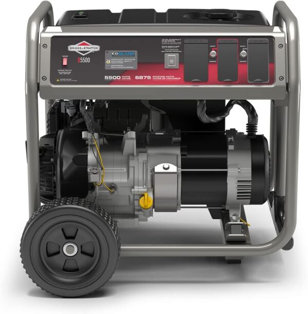 61DR-GIIv+L._AC_SL1500_ Briggs & Stratton S5500 5500 Watt Portable Generator - Image 2