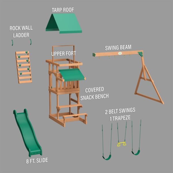 61IejoamneL._AC_SL1500_ Backyard Discovery Belmont All Cedar Swing Set - Image 2