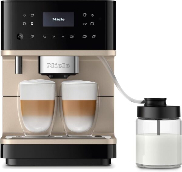 61aRnuJur8L._AC_SL1500_ Miele MilkPerfection Fully Automatic Coffee Maker & Espresso Machine CM6360 - Image 1