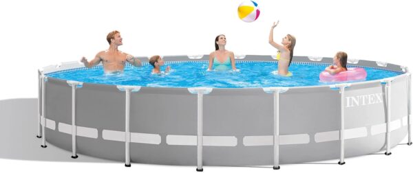 61d+Fc1u2JS._AC_SL1500_ Intex 26755EH Prism Frame Premium Above Ground Swimming Pool Set: 20ft x 52 - Image 5