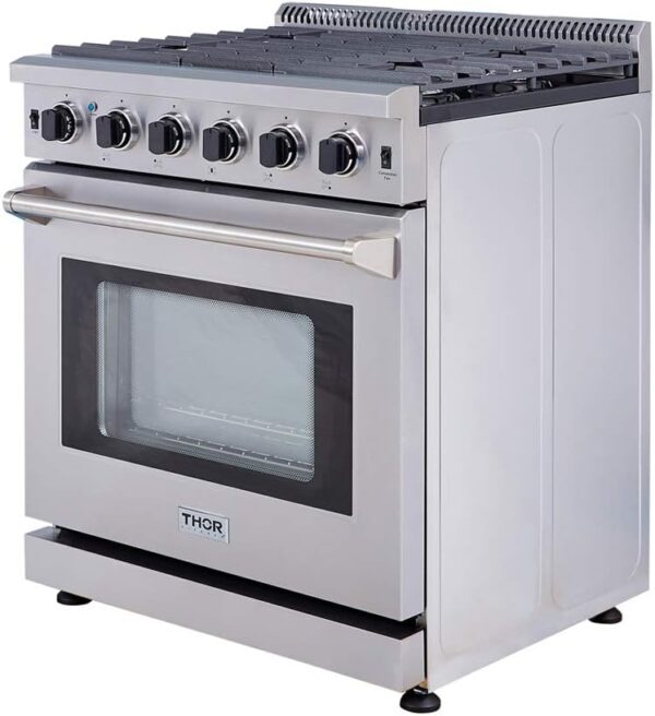 61hTv1LBfiL._AC_SL1000_ Thor Kitchen Gas Range LRG3001U - Image 5