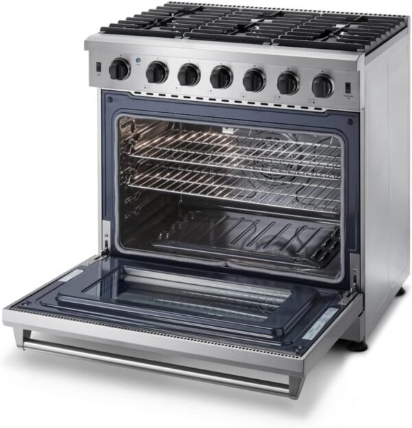61n9bEEAbFL._AC_SL1024_ Thor Kitchen 36-Inch Gas Range LRG3601U - Image 5