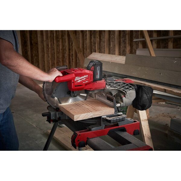62 Milwaukee Dual-Bevel Sliding Compound Miter Saw M18 FUEL 2734 - Image 5