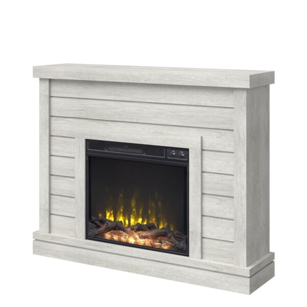 66 Alaya Wall Mounted Electric Fireplace Sand & Stable Finish - Image 4