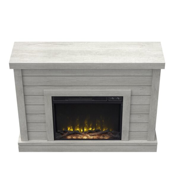 67 Alaya Wall Mounted Electric Fireplace Sand & Stable Finish - Image 5