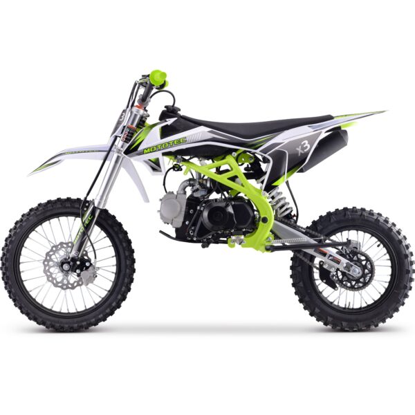 673 MotoTec X3 125cc 4-Stroke Gas Dirt Bike - Image 5