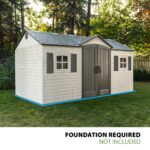 Lifetime 15' x 8' Outdoor Storage Shed - Image 7