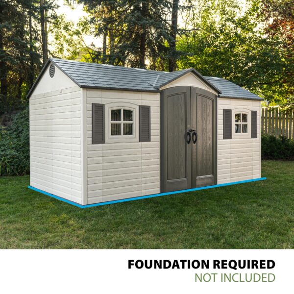 7 Lifetime 15' x 8' Outdoor Storage Shed - Image 7