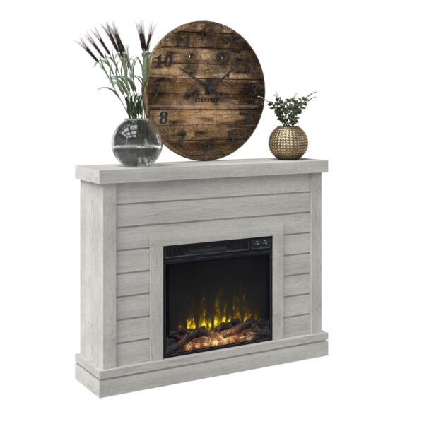 70 Alaya Wall Mounted Electric Fireplace Sand & Stable Finish - Image 8