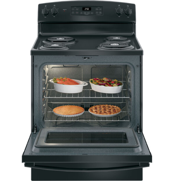 708c3b5d7e15968e85bc266ab310b5f19997a1dc__77883 GE 30" Freestanding Electric Range JB256DMBB - Image 2