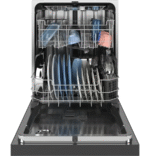 GE - 24" Front Control Built-In Tub Dishwasher with 3rd Rack, Sanitize Cycle and 47 dBA - Stainless Steel - Image 12