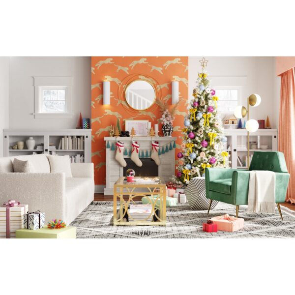 71 Alaya Wall Mounted Electric Fireplace Sand & Stable Finish - Image 9