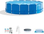 Intex 15' x 48' Metal Frame Above Ground Pool Set