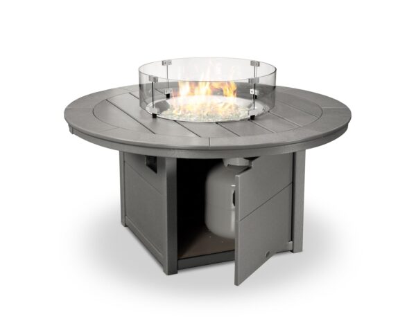 713 POLYWOOD 48" Round Fire Pit Table - Image 2
