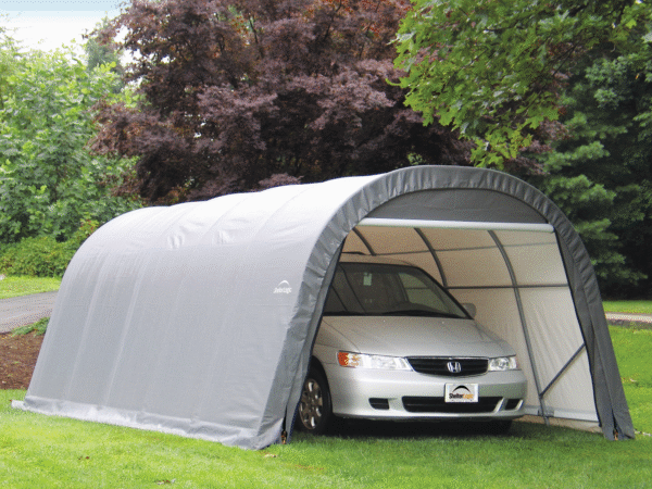 71332_image_02_1 ShelterCoat Custom Round Wind and Snow Rated Shelter, 12 ft. x 20 ft. x 8 ft. Standard PE 9 oz. Gray - Image 6