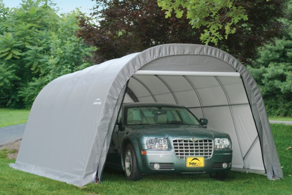 71332_image_03 ShelterCoat Custom Round Wind and Snow Rated Shelter, 12 ft. x 20 ft. x 8 ft. Standard PE 9 oz. Gray - Image 4