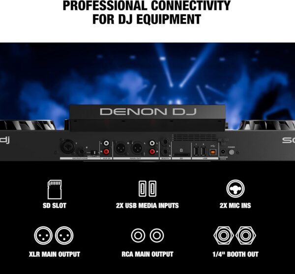 713GB0CogqL._AC_SL1500_ Denon DJ SC LIVE 4 4-Deck Standalone DJ - Image 3
