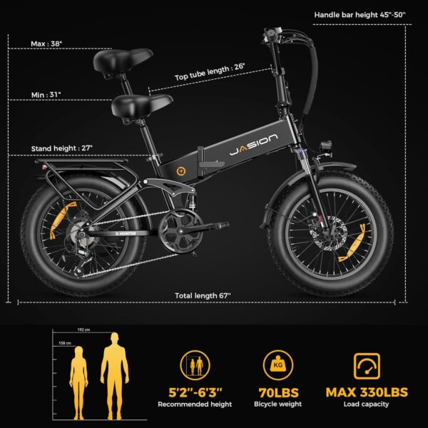 713LcIinovL._AC_SL1500_ Peak Jasion X- Hunter Electric Bike - Image 2