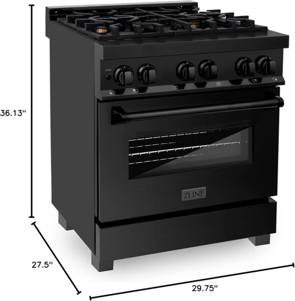 71Dvot3nMsL._AC_SL1500_ ZLINE Legacy 30" 4.0 Cu. Ft. Dual Fuel Range RAB-BR-30 - Image 7