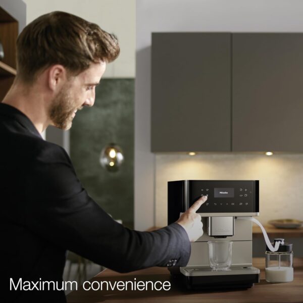 71GHk06wpVL._AC_SL1500_ Miele MilkPerfection Fully Automatic Coffee Maker & Espresso Machine CM6360 - Image 7