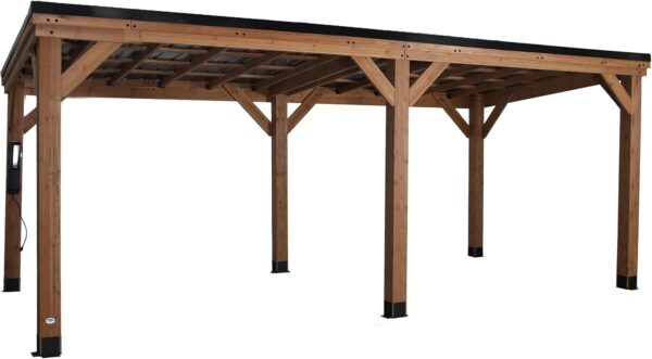 71PpXRVPhDL._AC_SL1500_ Backyard Discovery Arcadia Gazebo - Image 1