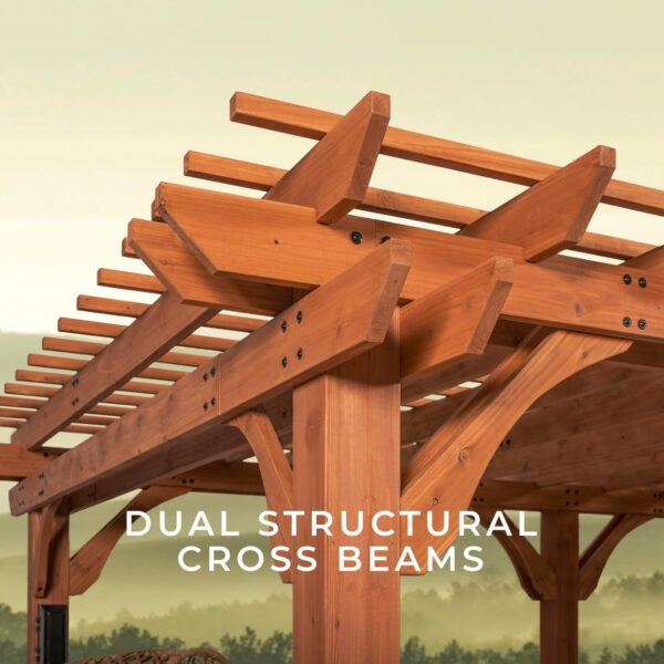 71Zde-ciNlL._AC_SL1500_ Backyard Discovery Beaumont Freestanding Pergola 2101579COM - Image 3