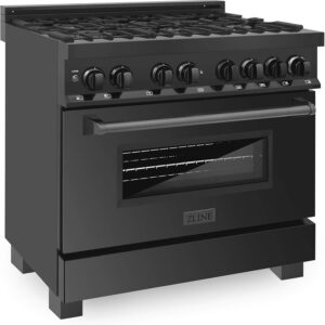 ZLINE 36" 4.6 Cu.Ft. 6 Gas Burner/Electric Oven Range RAB-BR
