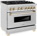 ZLINE Autograph Edition 36" 4.6 Cu. Ft. Dual Fuel Range - Image 5
