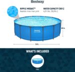 Bestway Steel Pro Max 15' x 48" Round Above Ground Pool Kit - Image 5