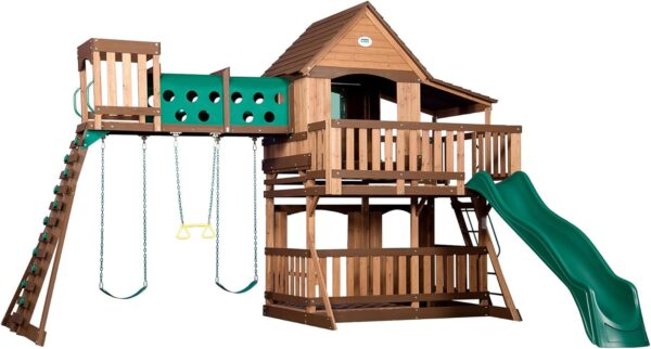 71p0-PIJHiS._AC_SL1500_ Backyard Discovery Woodridge Elite Cedar Swing Set/Playset - Image 7