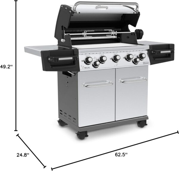 71z8EQXs7AL._AC_SL1500_ Broil King Regal S 590 Pro Gas Grill BK95834 - Image 8