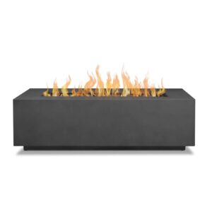 Real Flame Aegean 50" Rectangle Propane Gas Outdoor Fire Table
