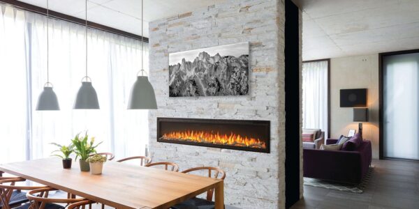 73 Napoleon Entice 60 Wall Hanging Electric Fireplace - Image 2