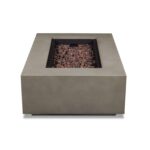 Real Flame Aegean 50" Rectangle Propane Gas Outdoor Fire Table - Image 6