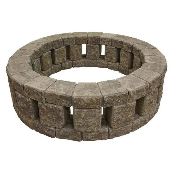 735 Stonehenge 58 in. x 16 in. Concrete Fire Pit Kit in Northwest Blend - Image 1