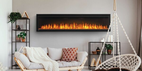 74 Napoleon Entice 60 Wall Hanging Electric Fireplace - Image 3