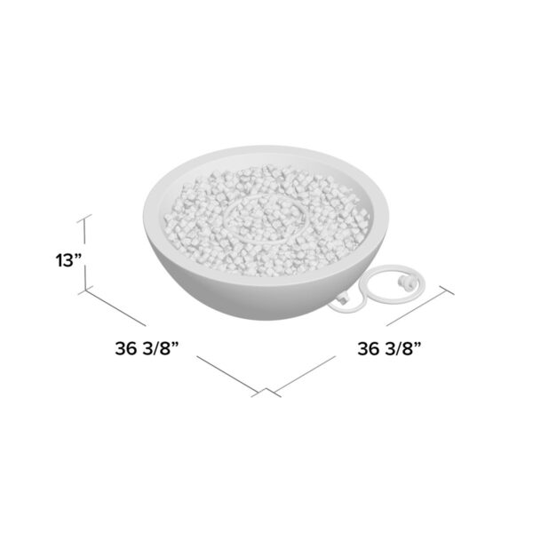 741 Real Flame Riverside Oval Propane Fire Bowl - Image 3