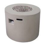 Latitude Run Caelan Outdoor Propane Gas Fire Pit Table