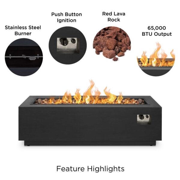 769 Real Flame Lanesboro Propane or Natural Gas Fire Pit Table - Image 7