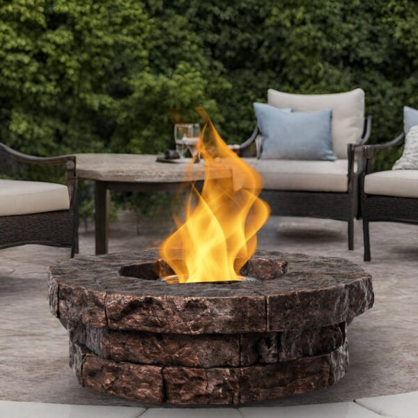 777 Red Barrel Studio Kimily Propane Outdoor Fire Pit - Image 8
