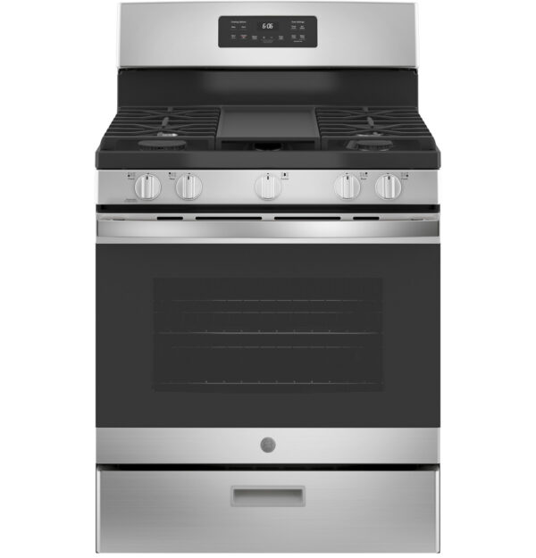 7b95c107465cd60995a632a8ce25af1cf2223312__06389 GE 30" Freestanding Gas Range - Image 1