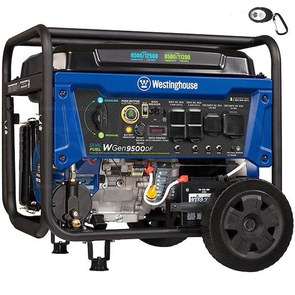7fa375d9-0a00-451f-afd4-3fc4cb09a371 Westinghouse 12,500/9,500-Watt Tri-Fuel Portable EFI Generator - Image 1